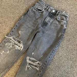 ripped zara jeans